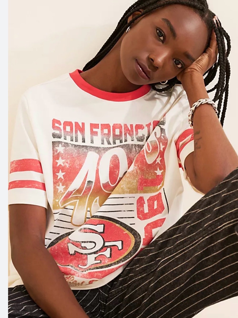 Anthropologie Wild collective 49ers tshirt